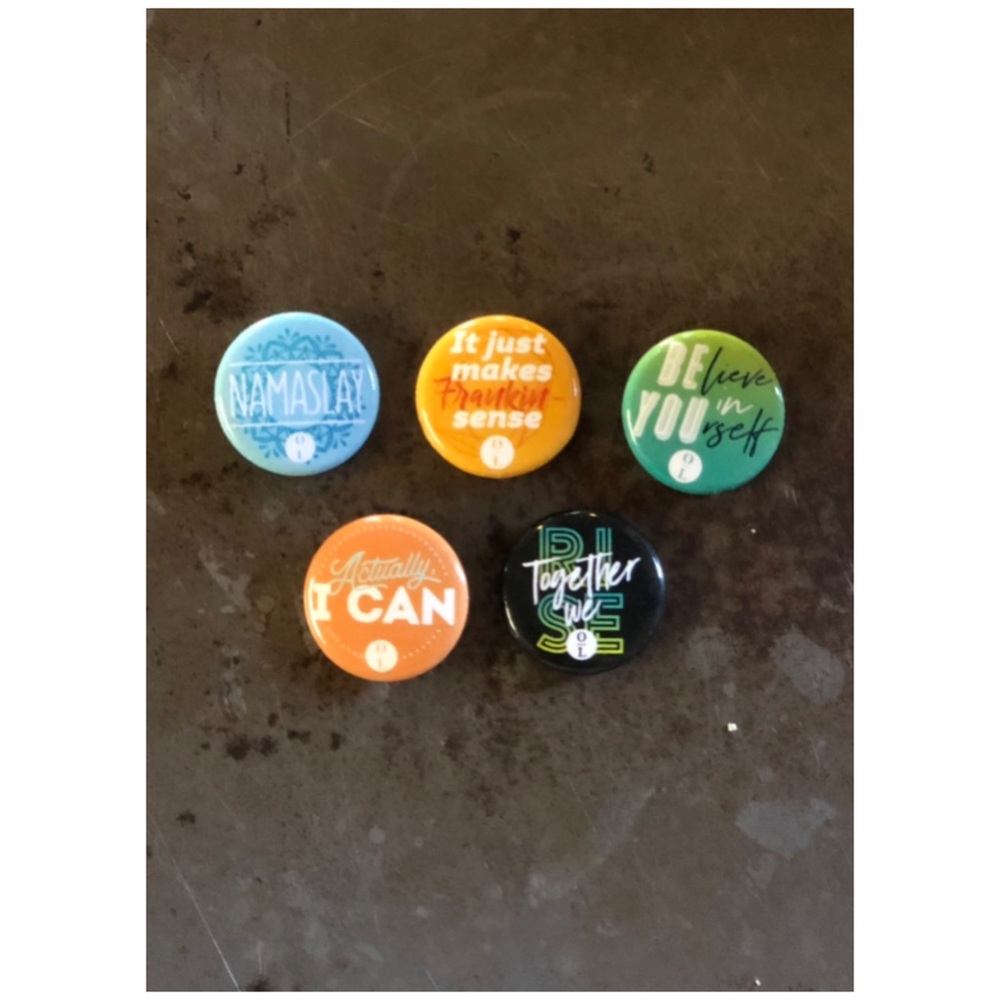 Oil Life pins -5 pins. (Essential Oil accesories)